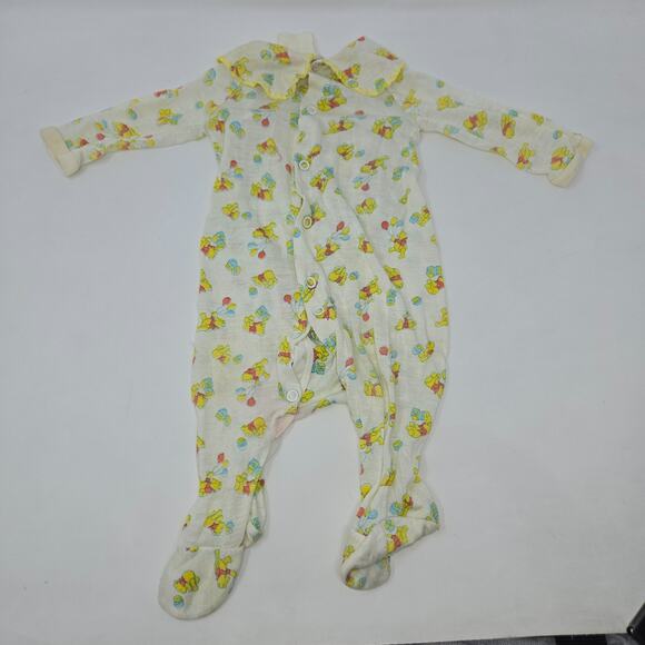 Winnie The Pooh Infant Baby Pajamas Sleepsuit SearsPooh Bear Honey Pot 14-18 lb - Picture 2 of 16